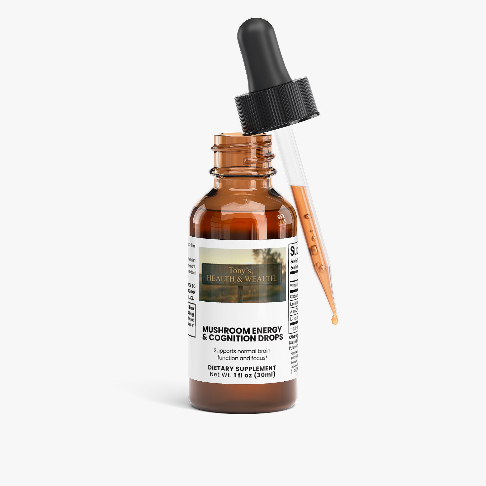 Mushroom Energy & Cognition Drops
